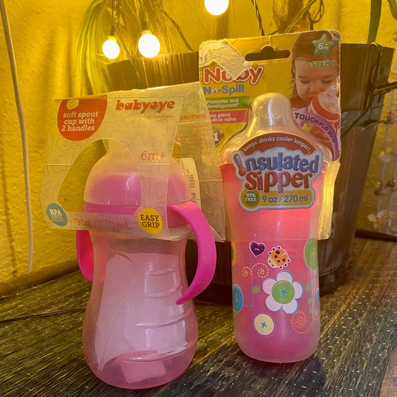 None Other - Spout Cup and Sipper for Baby’s - Pack of 2